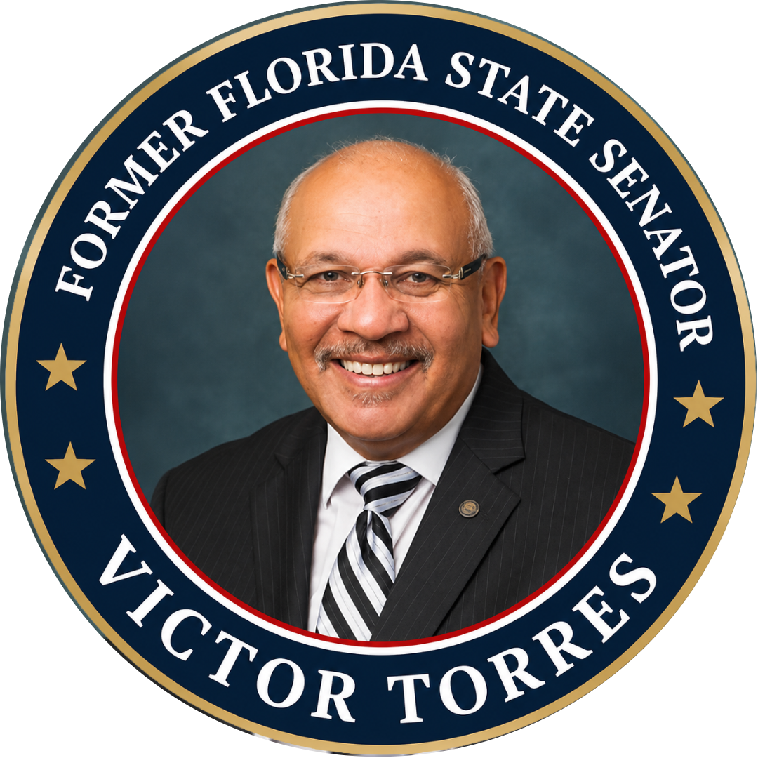 Former FL State Senator Victor Torres logo